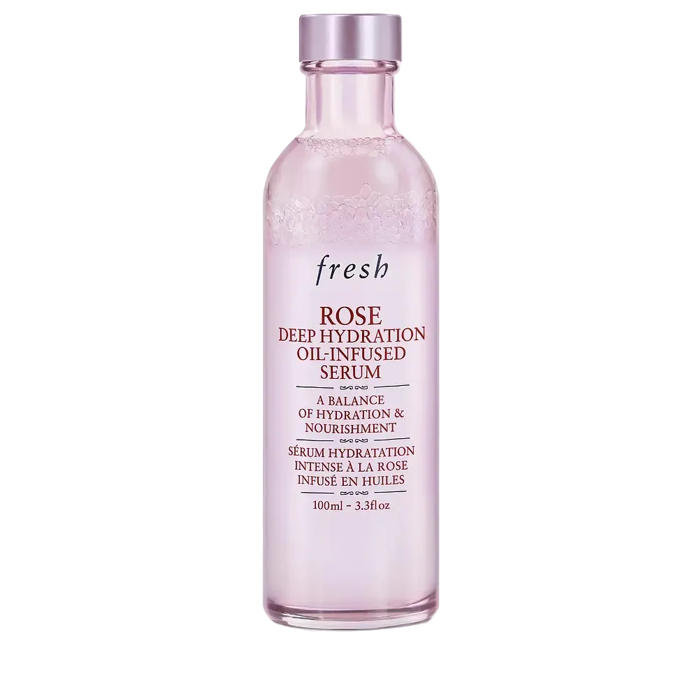 Fresh Rose Deep Hydration Oil-Infused Serum for dewy skin with damask rose and squalane