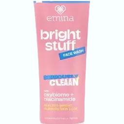 Emina Bright Stuff Seriously Cleaan Face Wash brightening cleanser with niacinamide for all skin types