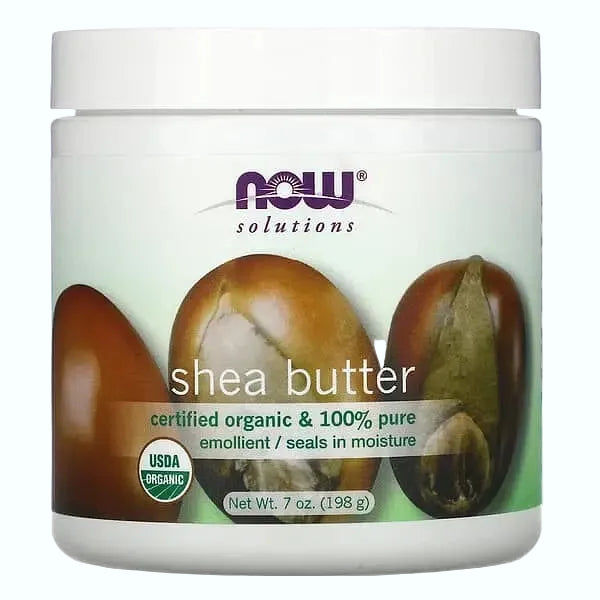 NOW Beauty Products Shea Butter 100% pure emollient for dry rough skin moisturizing all skin types