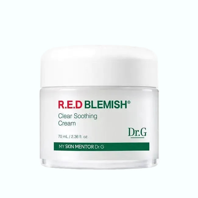 Dr.G R.ED Blemish Clear Soothing Cream calming moisturizer for acne-prone, sensitive skin