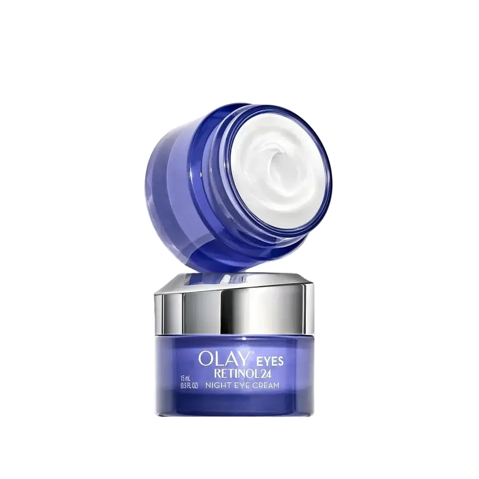 Olay Retinol 24 Night Eye Cream fragrance-free anti-aging treatment for fine lines and dark circles