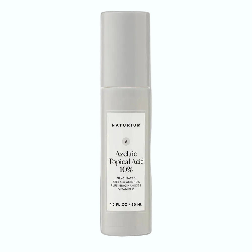 Naturium Azelaic Topical Acid 10% serum with azelaic acid and niacinamide for acne and dark spots