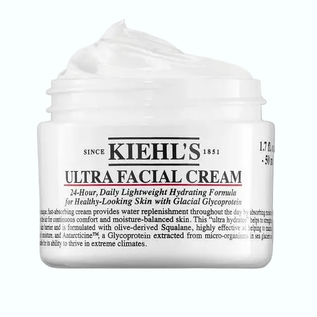 Kiehl's Ultra Facial Cream with squalane for 24-hour hydration and all skin types