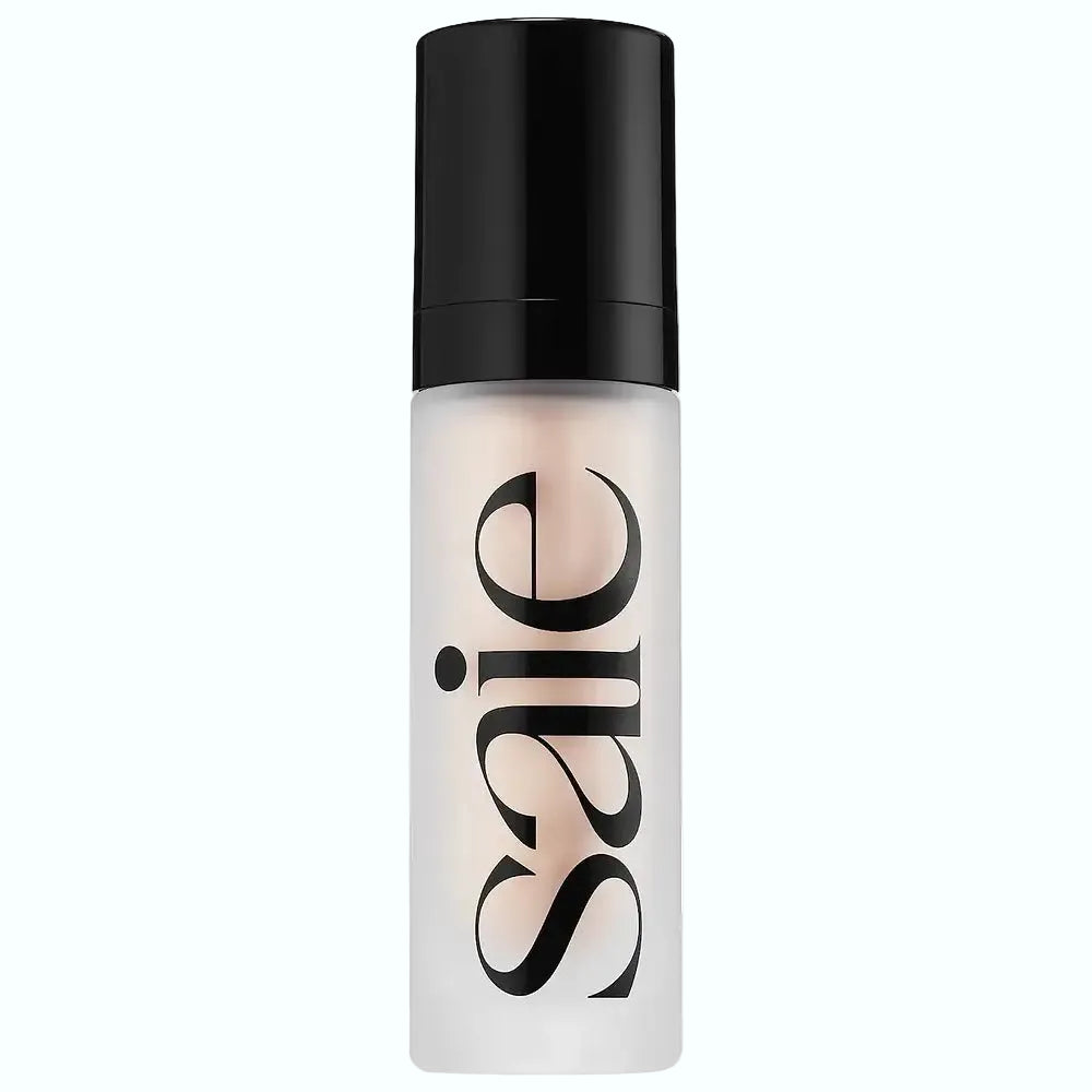 Saie Glowy Super Gel highlighter for dewy luminous glow and hydration