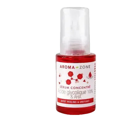 Aroma-Zone Sérum Visage Concentré Acide Glycolique 10% & AHA for exfoliation and brightening