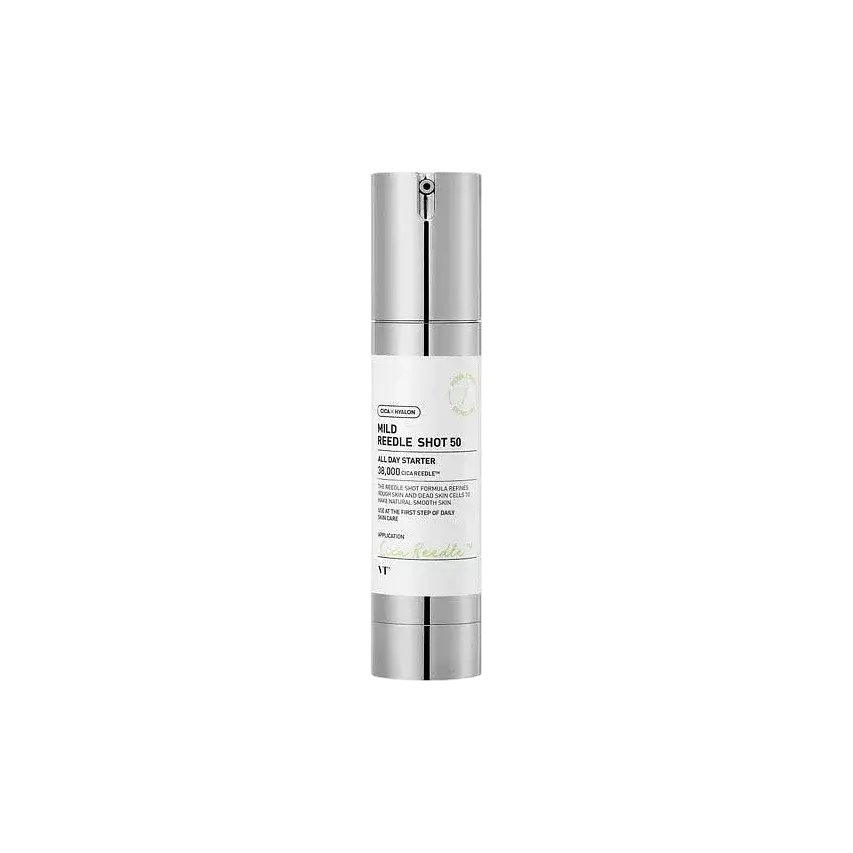 VT Cosmetics Mild Reedle Shot 50 microneedle serum for pore care and skin texture