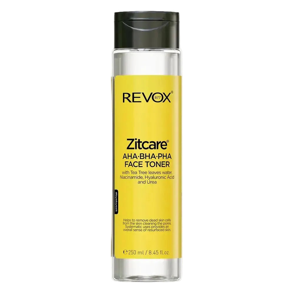 Revox B77 Zitcare AHA BHA PHA Active Face Toner for acne-prone skin and exfoliation