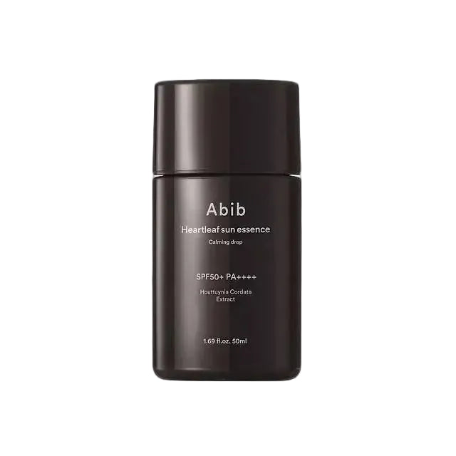 Abib Heartleaf Sun Essence Calming Drop SPF50+ PA++++ lightweight sunscreen for sensitive skin with heartleaf extract