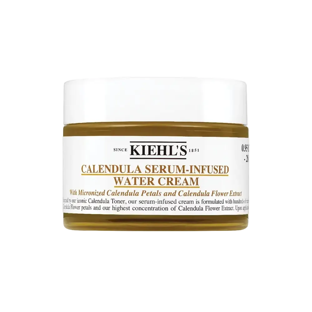 Kiehl's Calendula Serum-Infused Water Cream lightweight gel moisturizer for soothing hydration and redness reduction