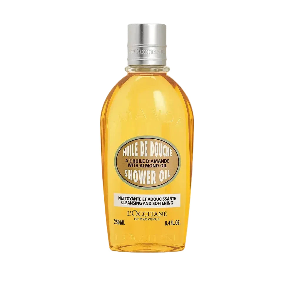 L'Occitane Almond Shower Oil cleansing and softening body wash for dry skin
