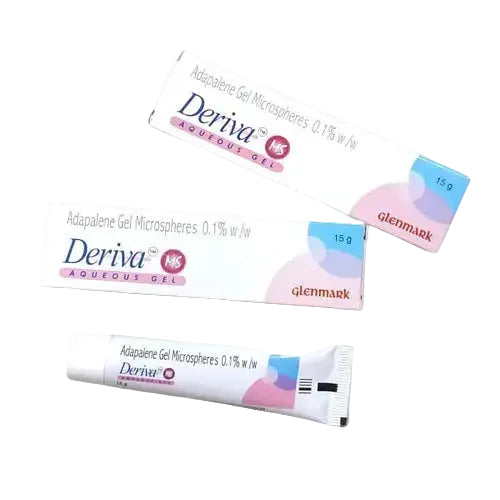 Deriva MS Aqueous Gel with Adapalene 0.1% for acne treatment and oily skin