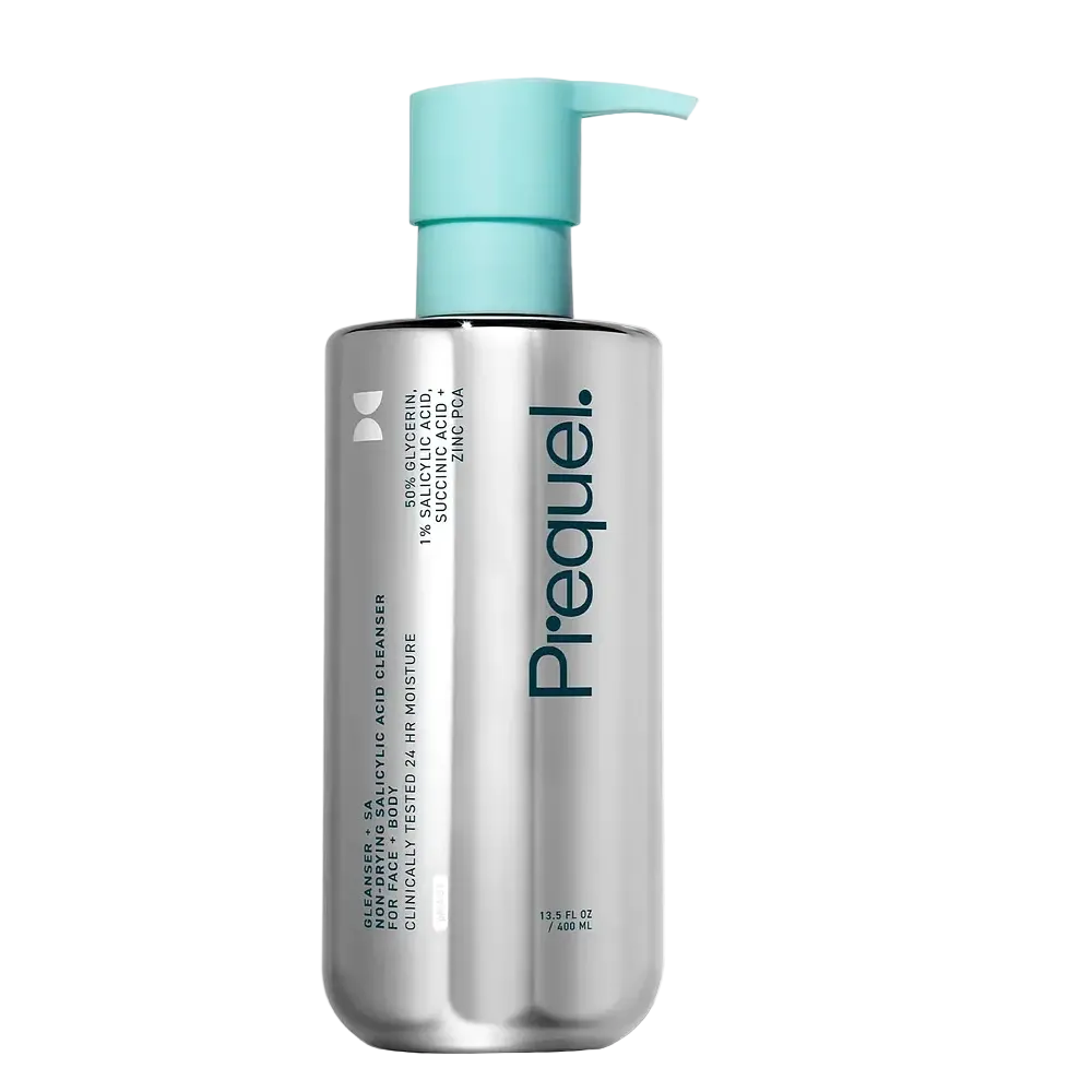 Prequel Gleanser SA salicylic acid gel cleanser for gentle exfoliation and hydration