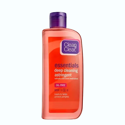 Clean & Clear Essentials Deep Cleaning Astringent with salicylic acid for acne-prone and oily skin