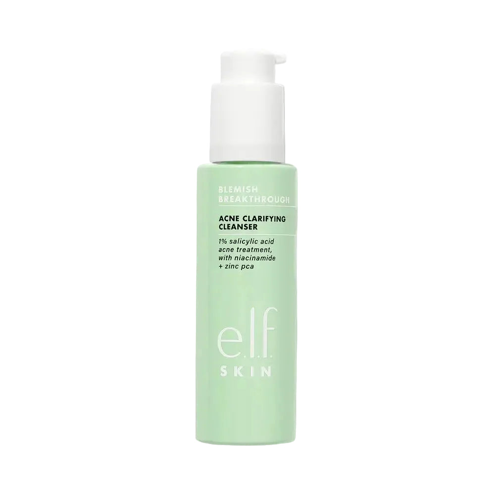 e.l.f. Cosmetics Blemish Breakthrough Acne Clarifying Cleanser with salicylic acid for acne-prone skin