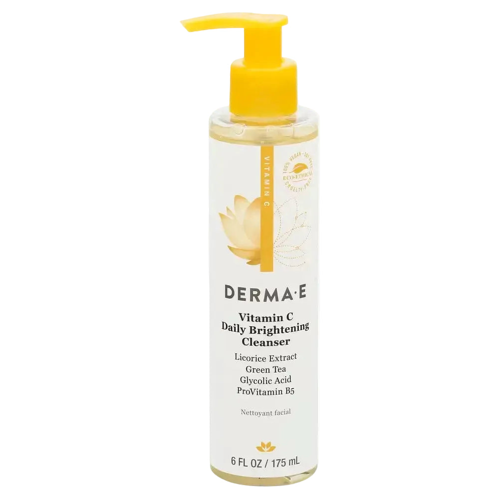 Derma E Vitamin C Brightening Cleanser for dark spots and dull skin radiance