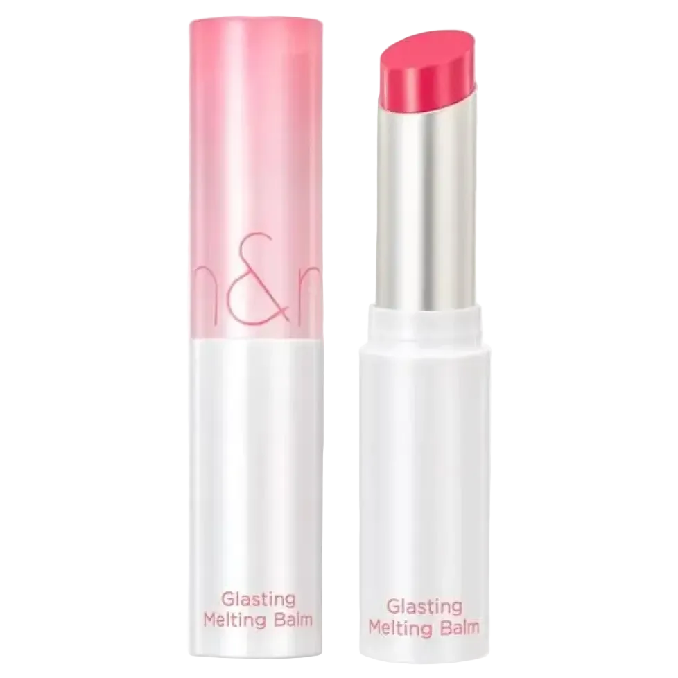 Romand Glasting Melting Balm tinted lip balm with plant-based oils for hydration and glossy finish