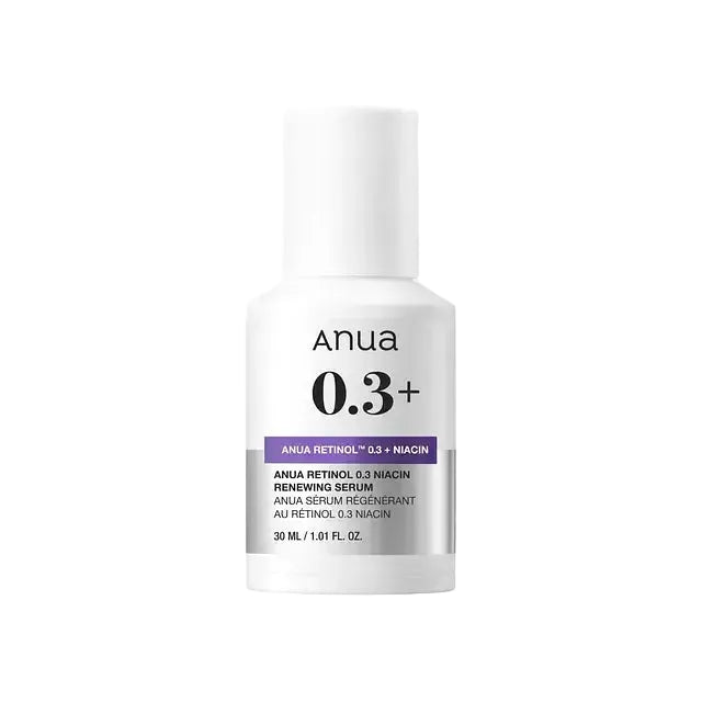 Anua Nano Retinol 0.3% Niacin Renewing Serum for anti-aging and brightening