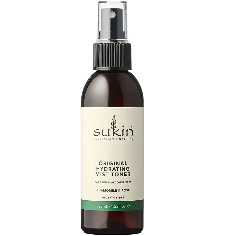 Sukin Hydrating Mist Toner with rose water for refreshing and hydrating skin