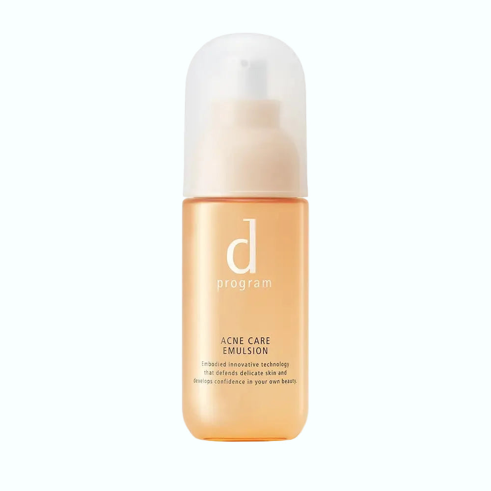 Shiseido D Program Acne Care Emulsion for sensitive acne-prone skin with tranexamic acid and licorice root