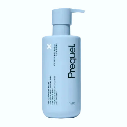 Prequel Urea Advanced Relief Moisturizing Milk with 10% urea for dry, rough, and flaky skin