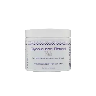 Skin Script Glycolic and Retinol Pads for brightening, exfoliation and anti-aging treatment