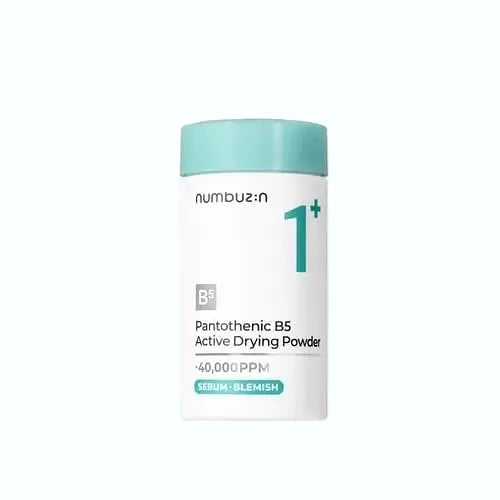 Numbuzin No.1 Pantothenic B5 Active Drying Powder for acne and oil control with niacinamide