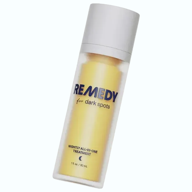 Remedy For Dark Spots serum with retinol and niacinamide for fading hyperpigmentation and brightening skin