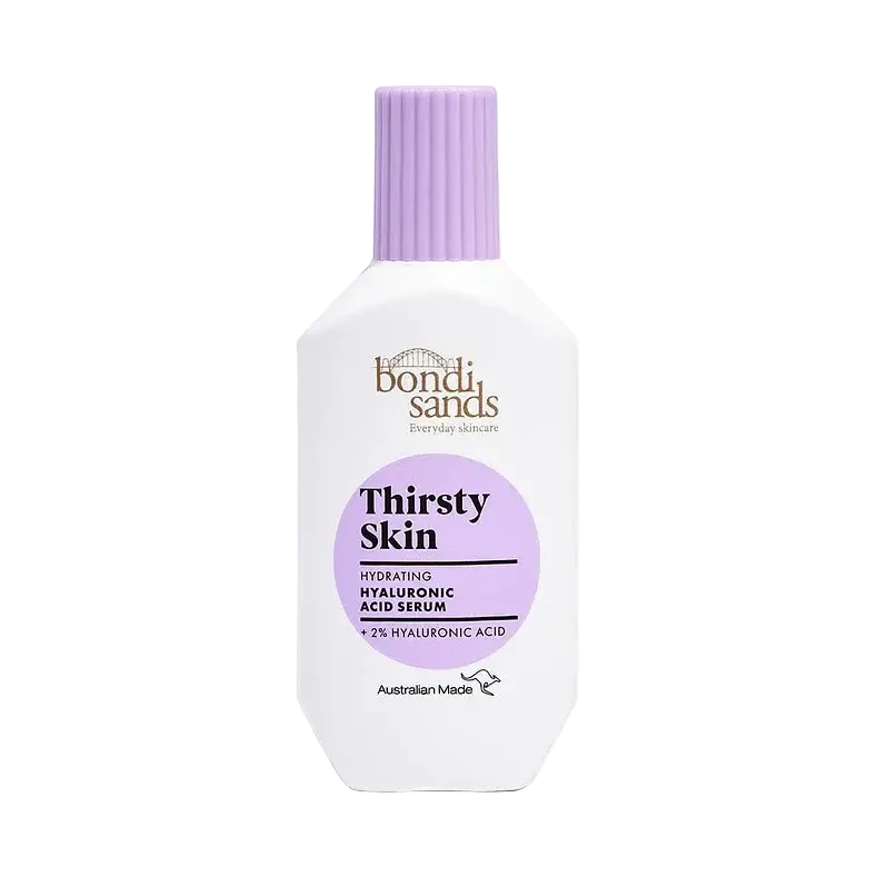 Bondi Sands Thirsty Skin Hyaluronic Acid Serum for intense hydration and plump skin