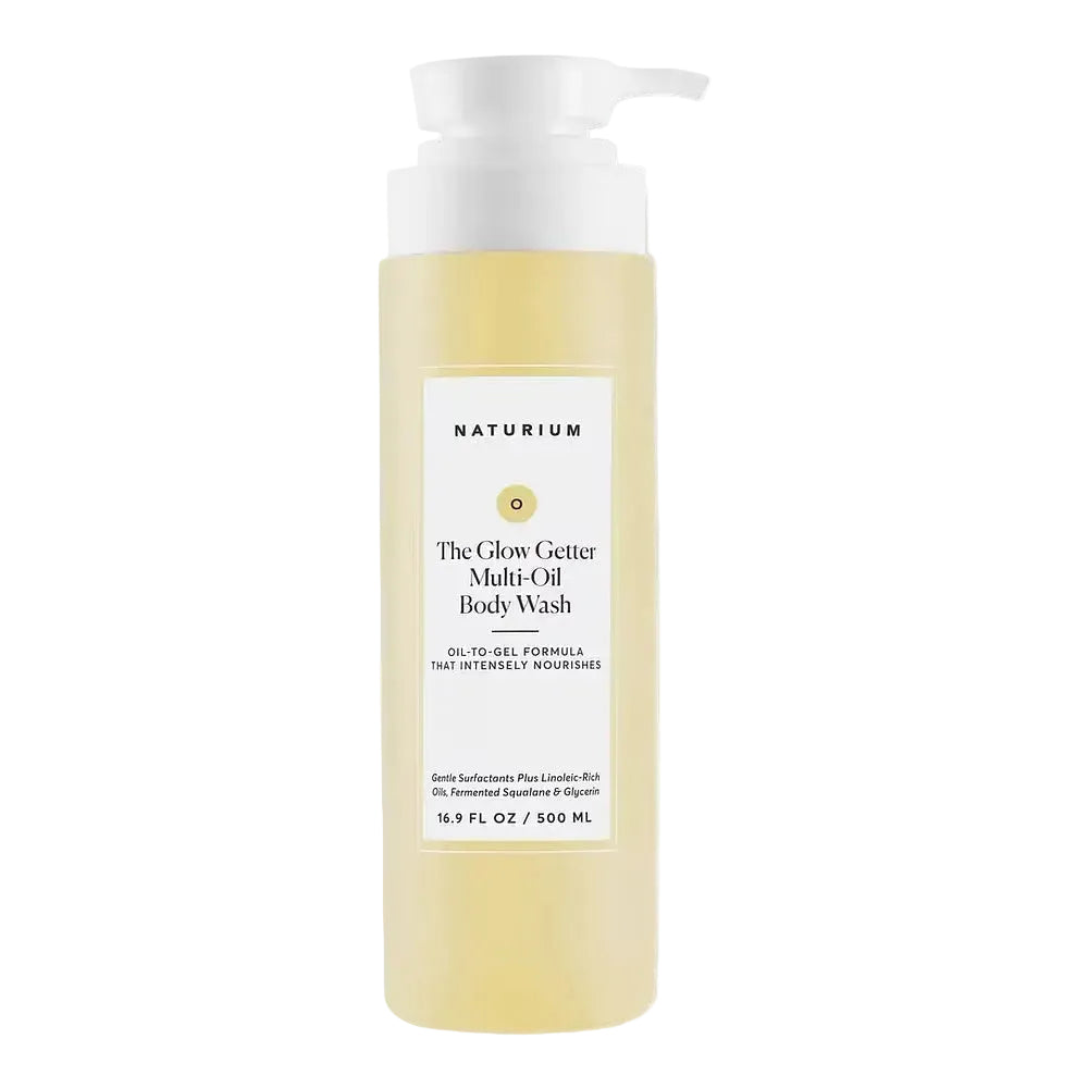 Naturium The Glow Getter Multi-Oil Body Wash for hydration and gentle cleansing