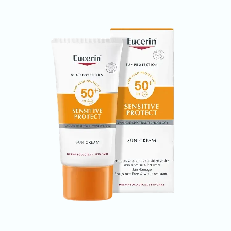 Eucerin Sun Face Sensitive Protect Cream SPF 50+ for sensitive skin UV protection