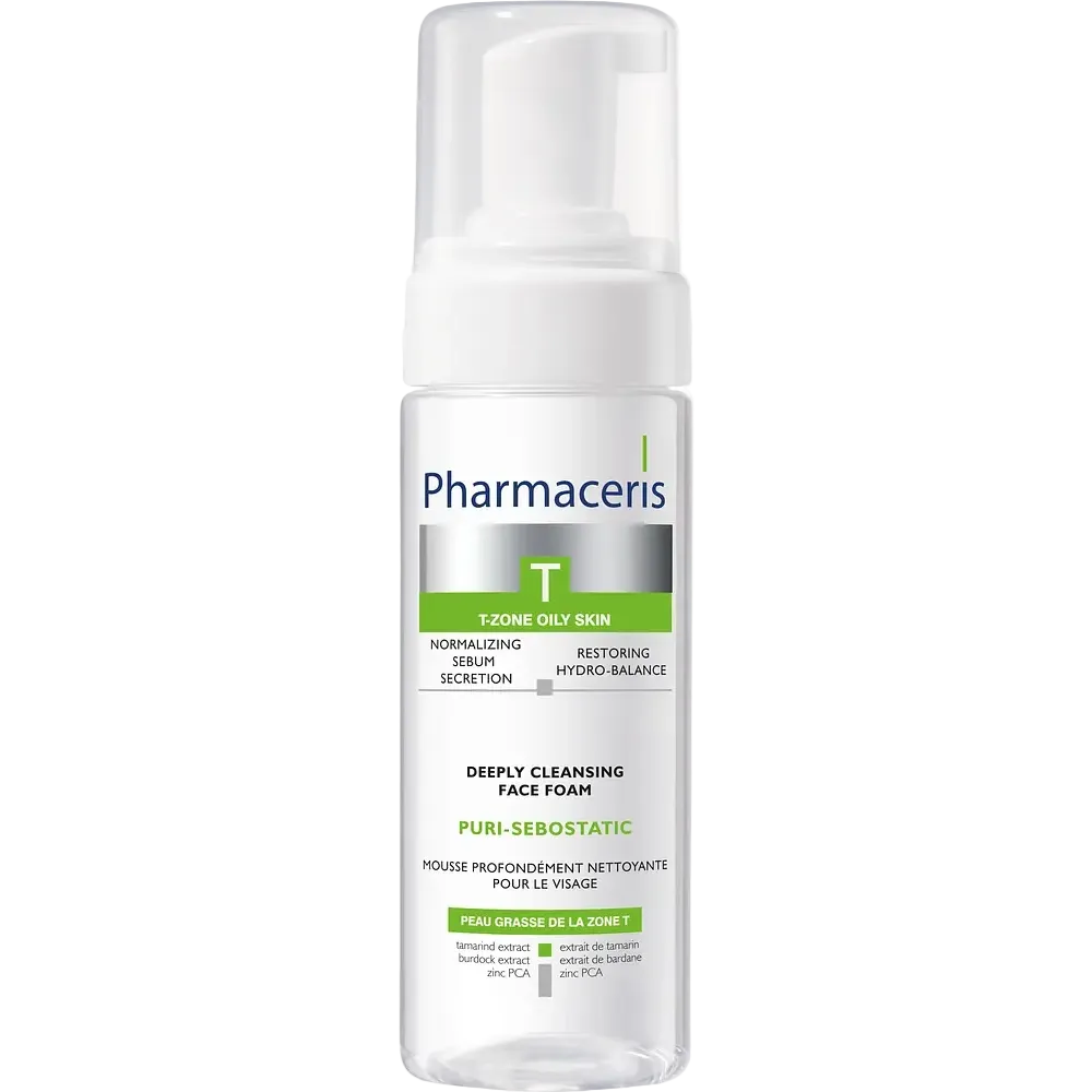 Pharmaceris T Puri-Sebostatic Deeply Cleansing Face Foam for acne-prone and oily combination skin