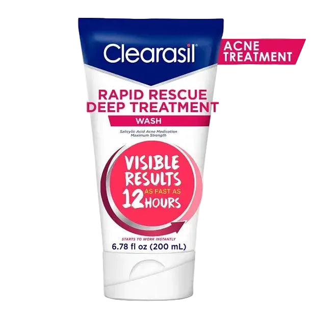 Clearasil Rapid Rescue Deep Treatment Wash with 2% salicylic acid for acne and breakouts