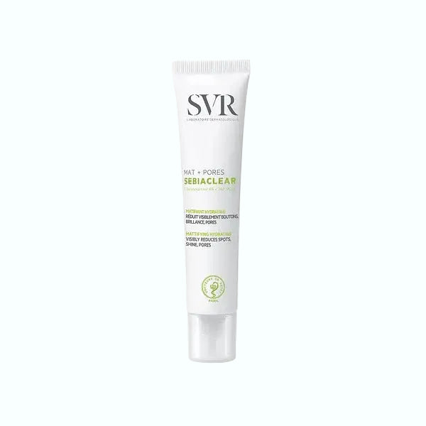 SVR Sebiaclear Mat + Pores Mattifying Care for oily acne-prone skin with niacinamide and salicylic acid