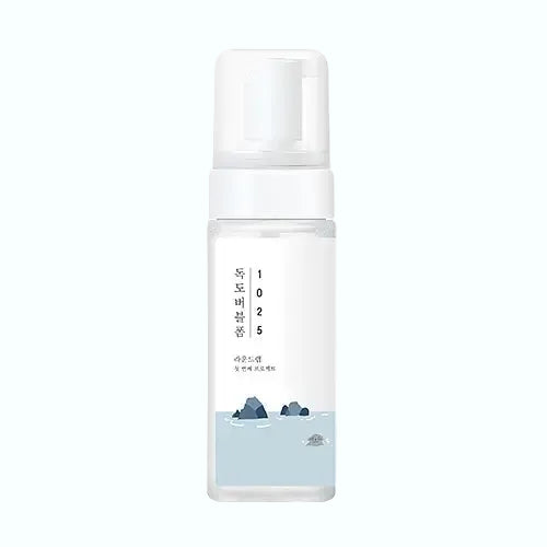 Round Lab 1025 Dokdo Bubble Foam gentle foam cleanser for hydration and sensitive skin