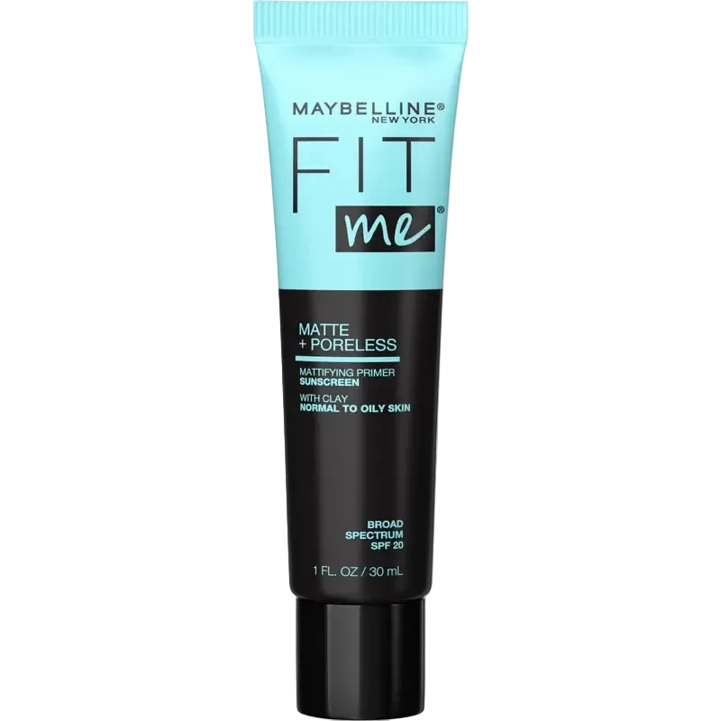 Maybelline Fit Me Matte + Poreless Mattifying Primer SPF 20 for oily skin shine control