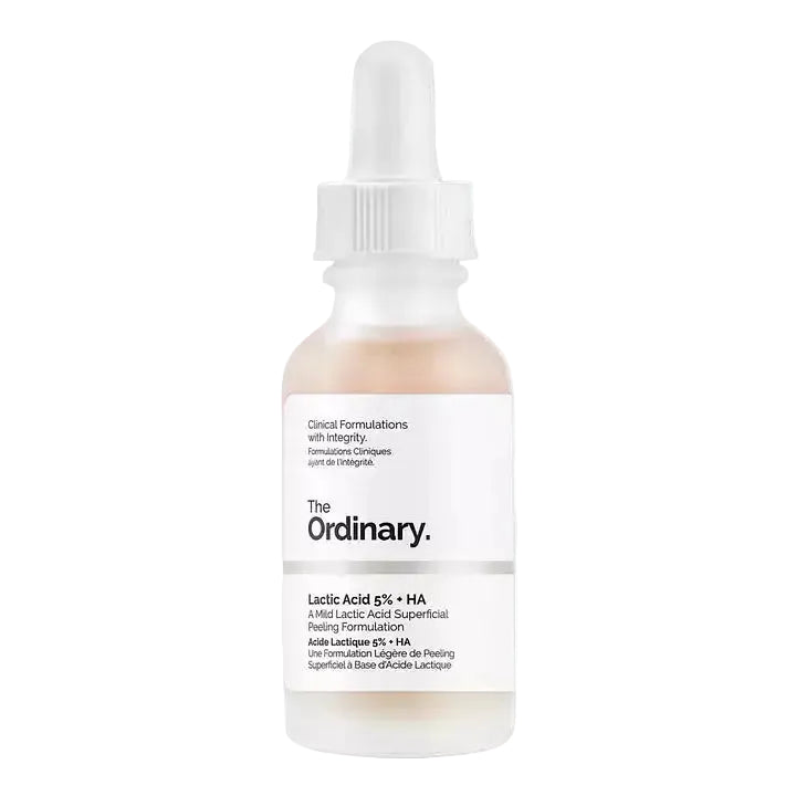 The Ordinary Lactic Acid 5% + HA gentle exfoliating serum for smoother brighter skin