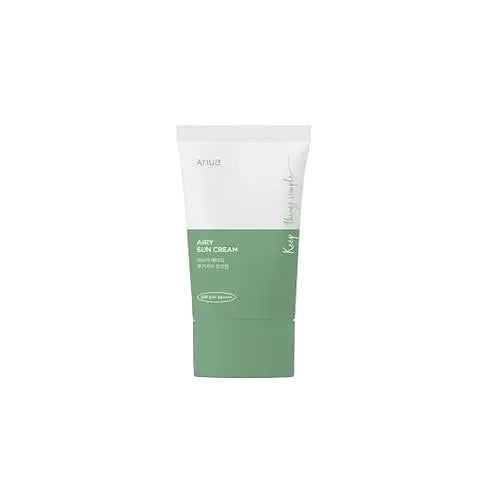 Anua Airy Sun Cream SPF50 PA++++ mineral sunscreen for sensitive skin with centella and zinc oxide