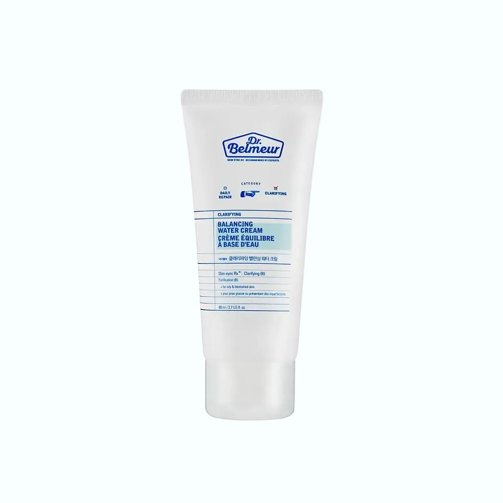 Dr.Belmeur Clarifying Balancing Water Cream for sensitive skin hydration and oil-moisture balance