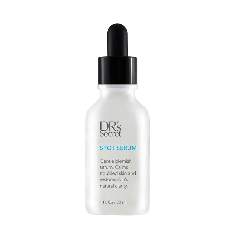 DR's Secret Spot Serum 8 gentle blemish treatment with tea tree oil for acne-prone skin
