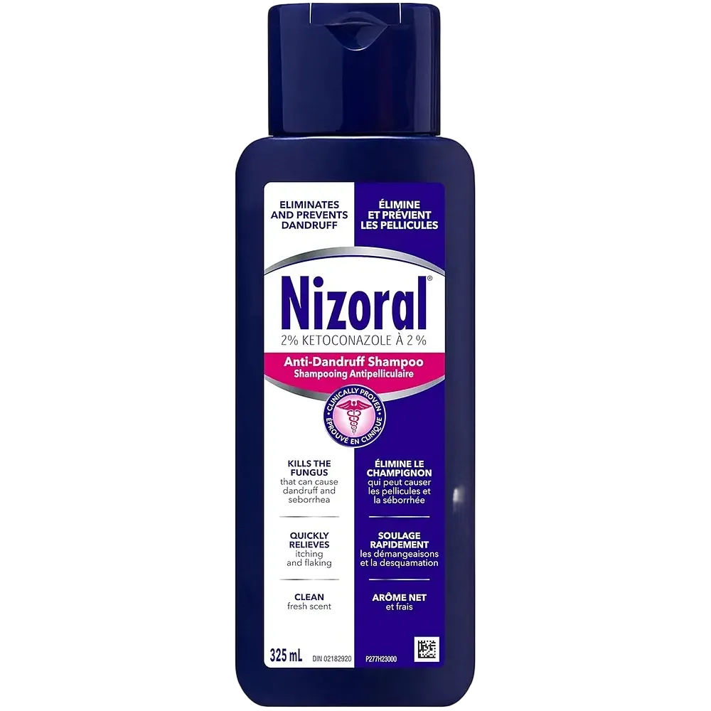 Nizoral Anti-Dandruff Shampoo with 2% Ketoconazole for severe dandruff and seborrheic dermatitis