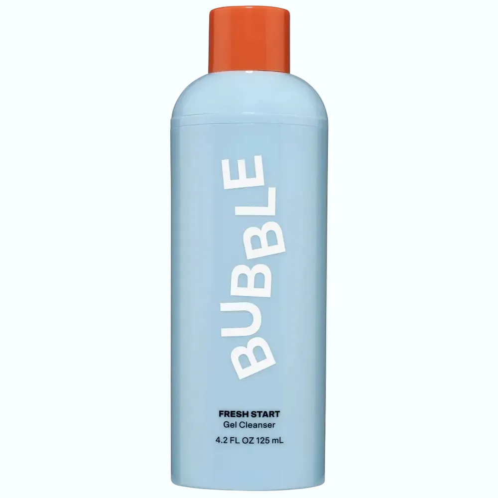 Bubble Fresh Start Gel Cleanser with gentle PHA for daily cleansing and brightening