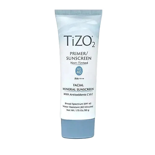 TIZO 2 Non-Tinted Facial Mineral Sunscreen SPF 40 for sensitive skin with matte finish
