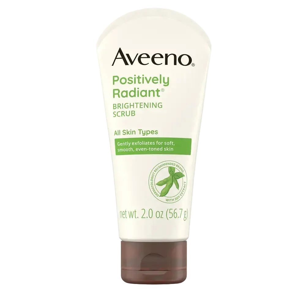 Aveeno Positively Radiant Brightening Exfoliating Face Scrub for even skin tone