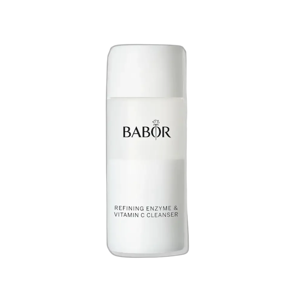 Babor Refining Enzyme & Vitamin C Cleanser powder for gentle exfoliation and brightening