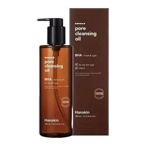 Hanskin Pore Cleansing Oil BHA for blackhead removal and pore cleansing