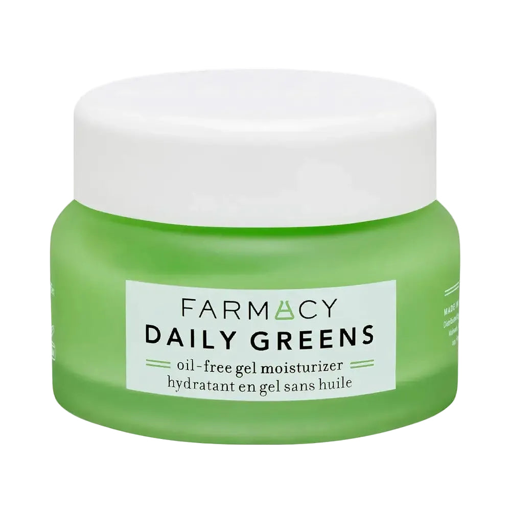 Farmacy Daily Greens Oil-Free Gel Moisturizer for oily skin with hydration and pore-clearing benefits