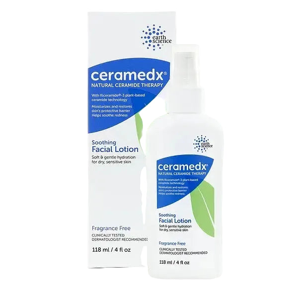 Ceramedx Soothing Facial Lotion with ceramides for dry and sensitive skin barrier repair