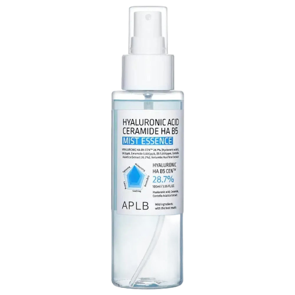 APLB Hyaluronic Acid Ceramide HA B5 Mist Essence for hydration and barrier repair