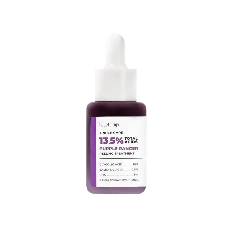 Facetology Triple Care 13.5% Total Acids Purple Ranger Peeling Treatment for exfoliation and brightening