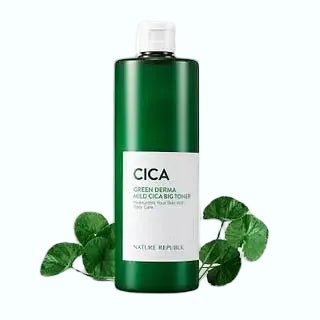 Nature Republic Green Derma Mild Cica Big Toner for sensitive skin soothing and hydration